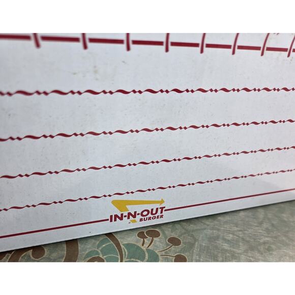 IN N OUT BURGER SLIP ONS SIZE MENS 9 WOMENS 10.5 DRINK CUP PALM TREE LIMITED ED - Picture 8 of 8